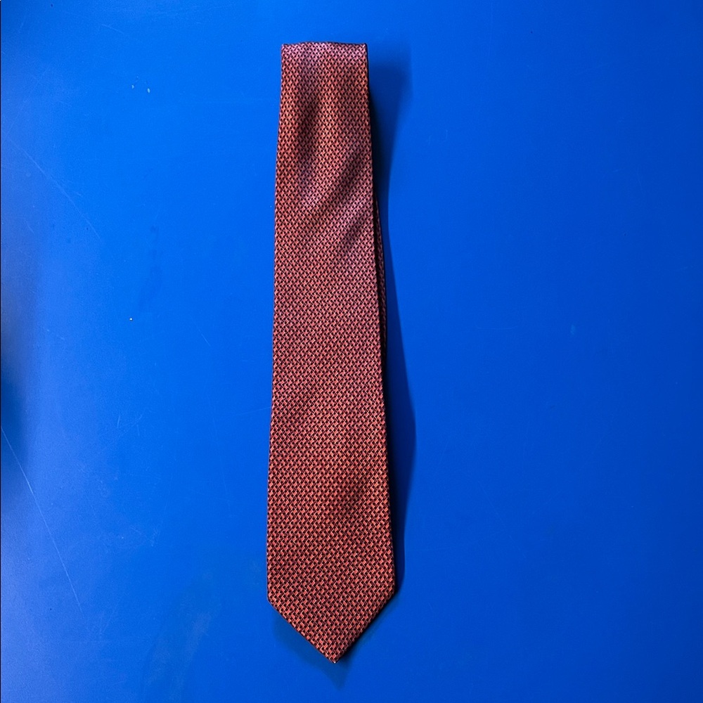 Brioni Burgundy Patterned Men's Silk Tie